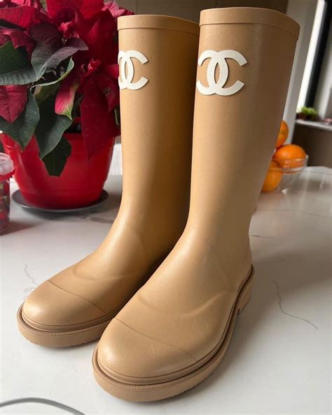 new chanel rain boots